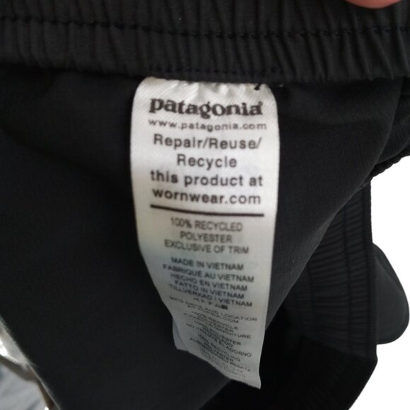 Patagonia Stretch Planing Micro Shorts Size M Pull On Black Casual Workout - Picture 12 of 12